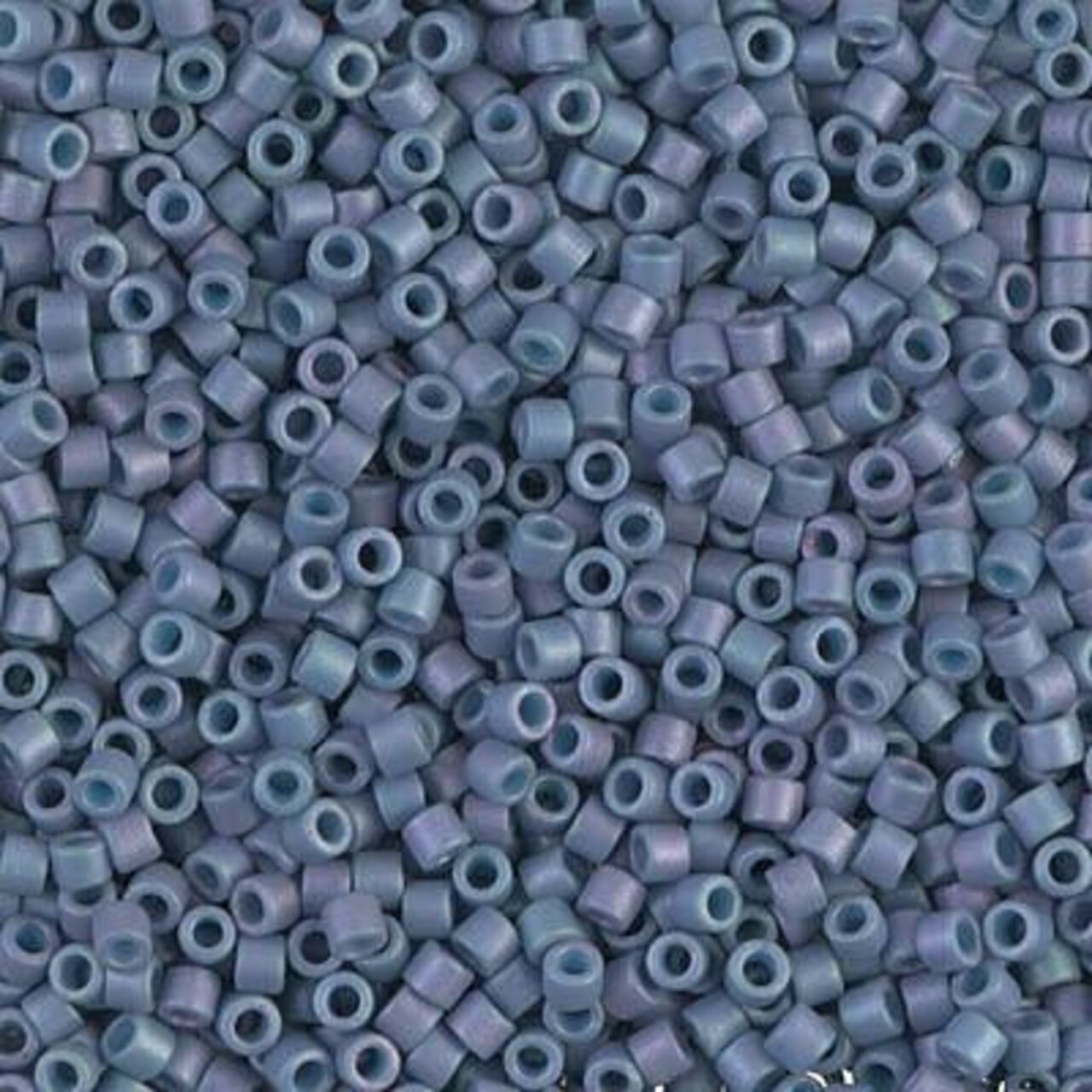 Miyuki Delica Bead 10/0, DBM0376, Matte Metallic Steel Blue Luster